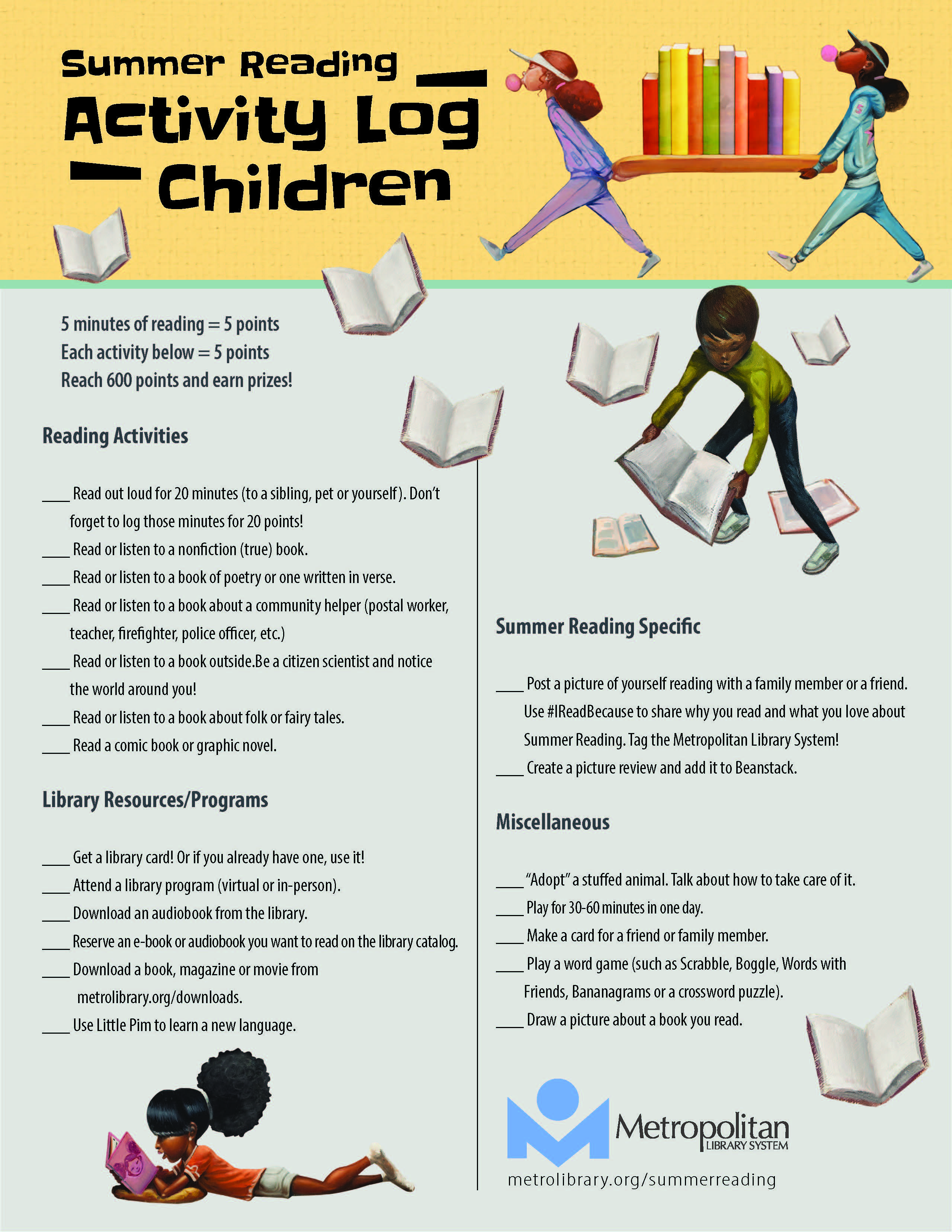 2023 Summer Reading Children Activity Guide