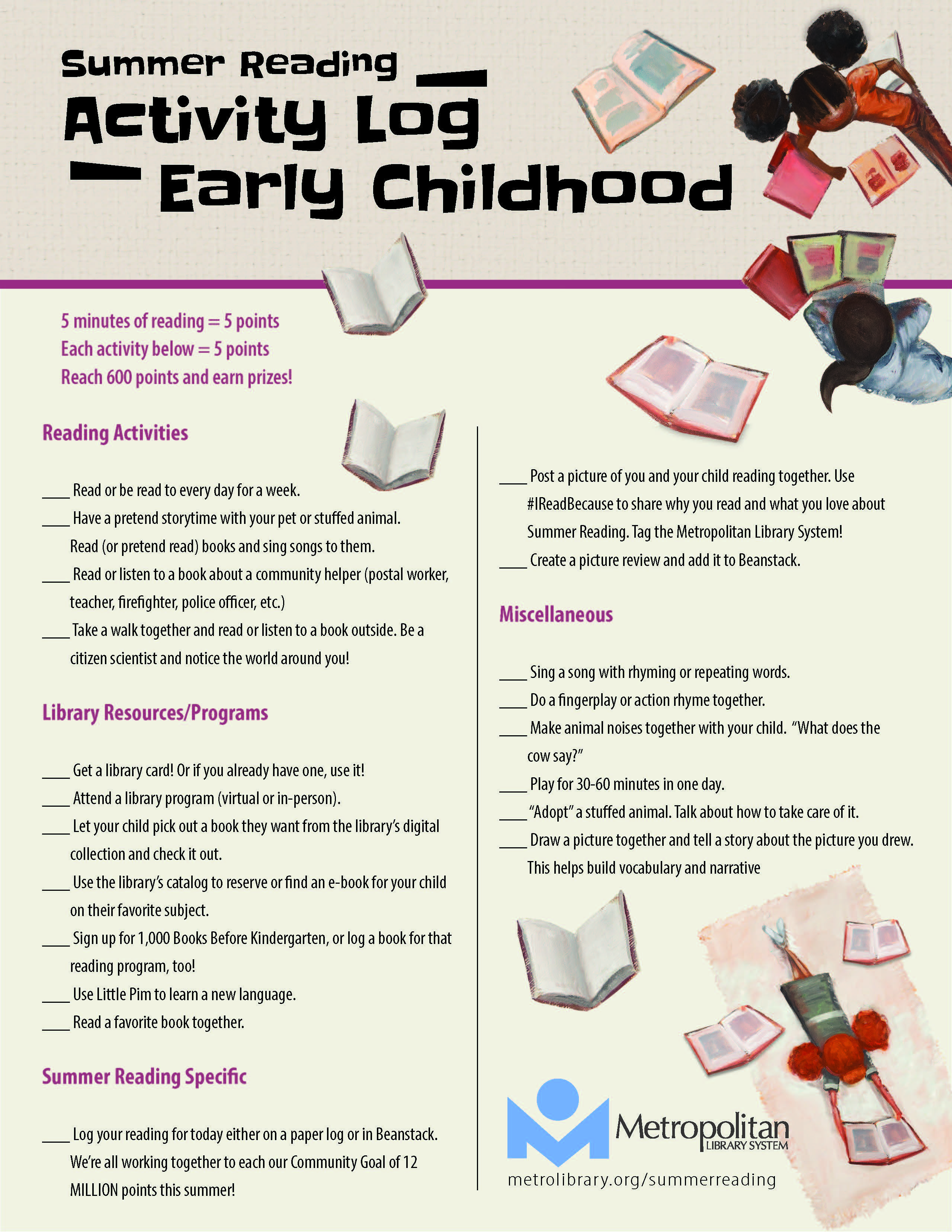 2023 Summer Reading Early Childhood Activity Guide