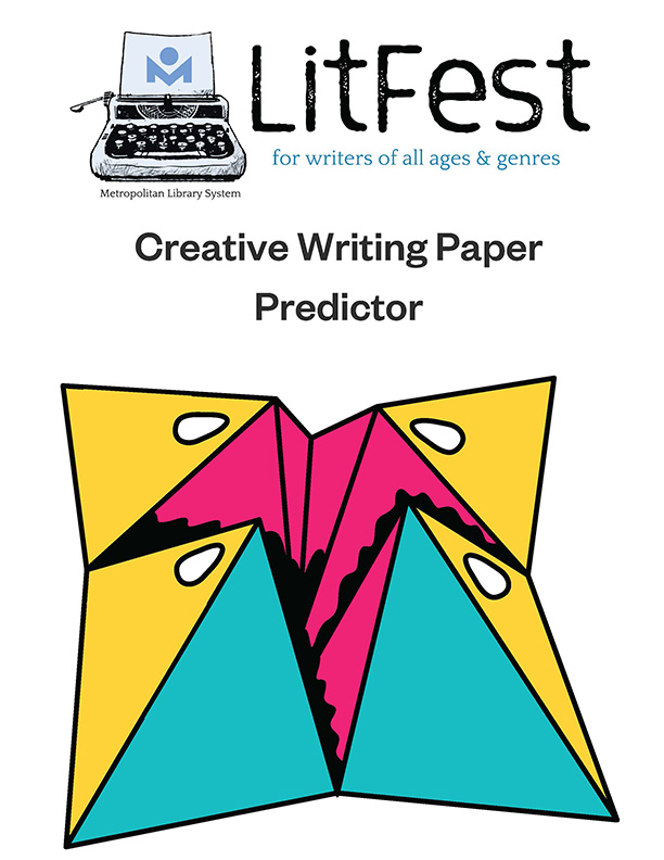 Graphic of the first page of the Creative Writing Paper Predictor Document available as a free download from the library