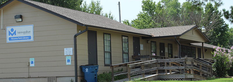 Exterior shot of Nicoma Park Library