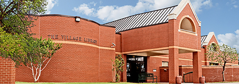 Exterior shot of the Village Library