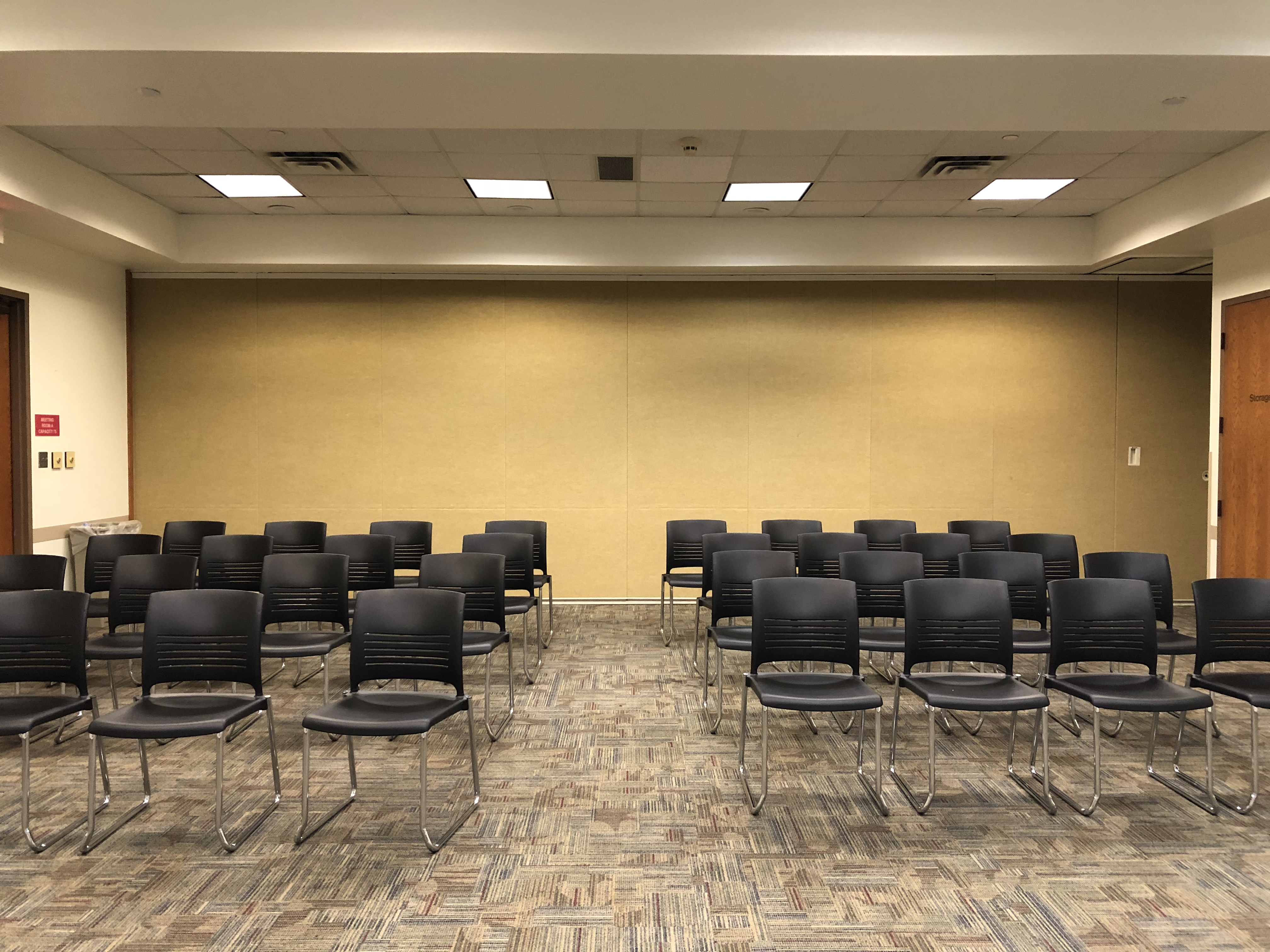 Village Meeting Room A with auditorium-style seating