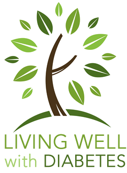 Graphic of a green leafy tree with Living Well with Diabetes text below