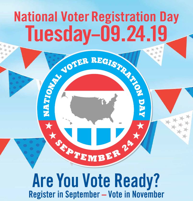 National Voter Registration Day Graphic