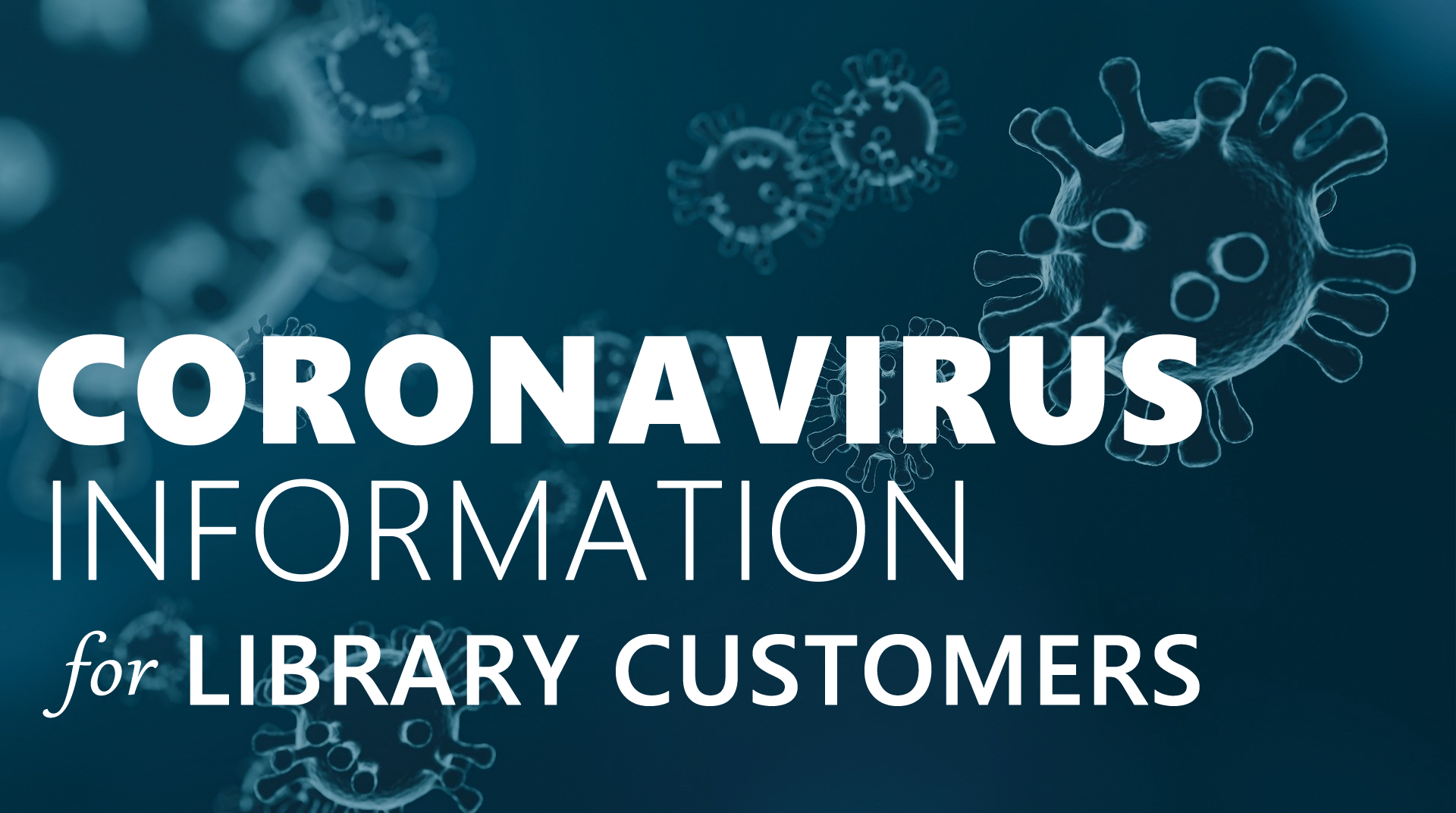 Coronavirus Metropolitan Library System