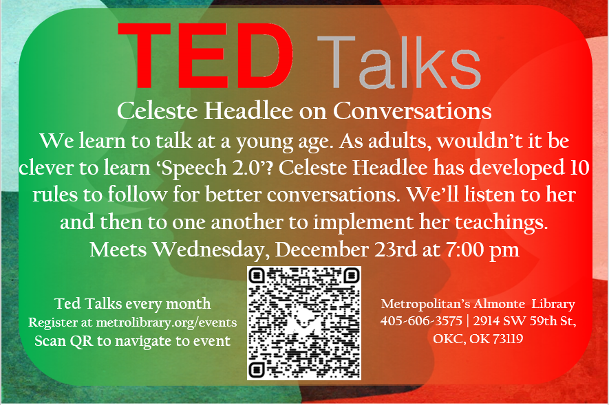 TED Talk Poster