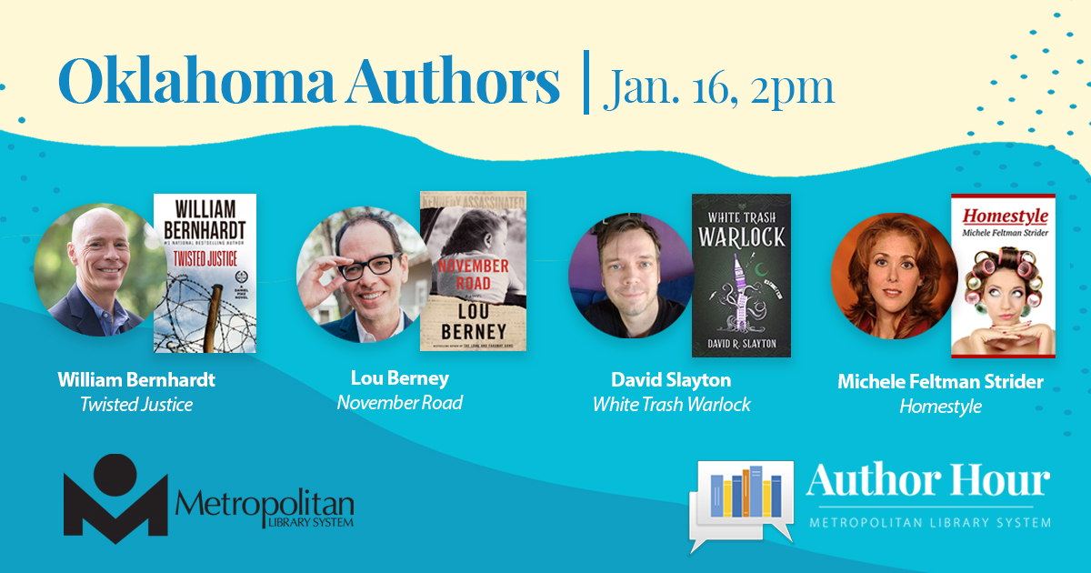 January Author Hour featuring oklahoma authors 