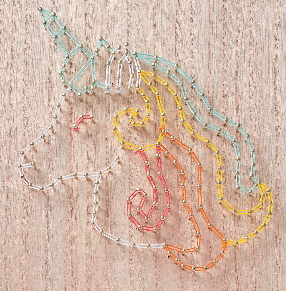 Unicorn String Art