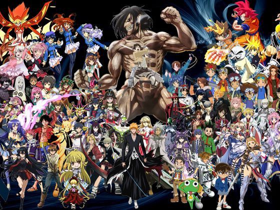 Popular anime characters