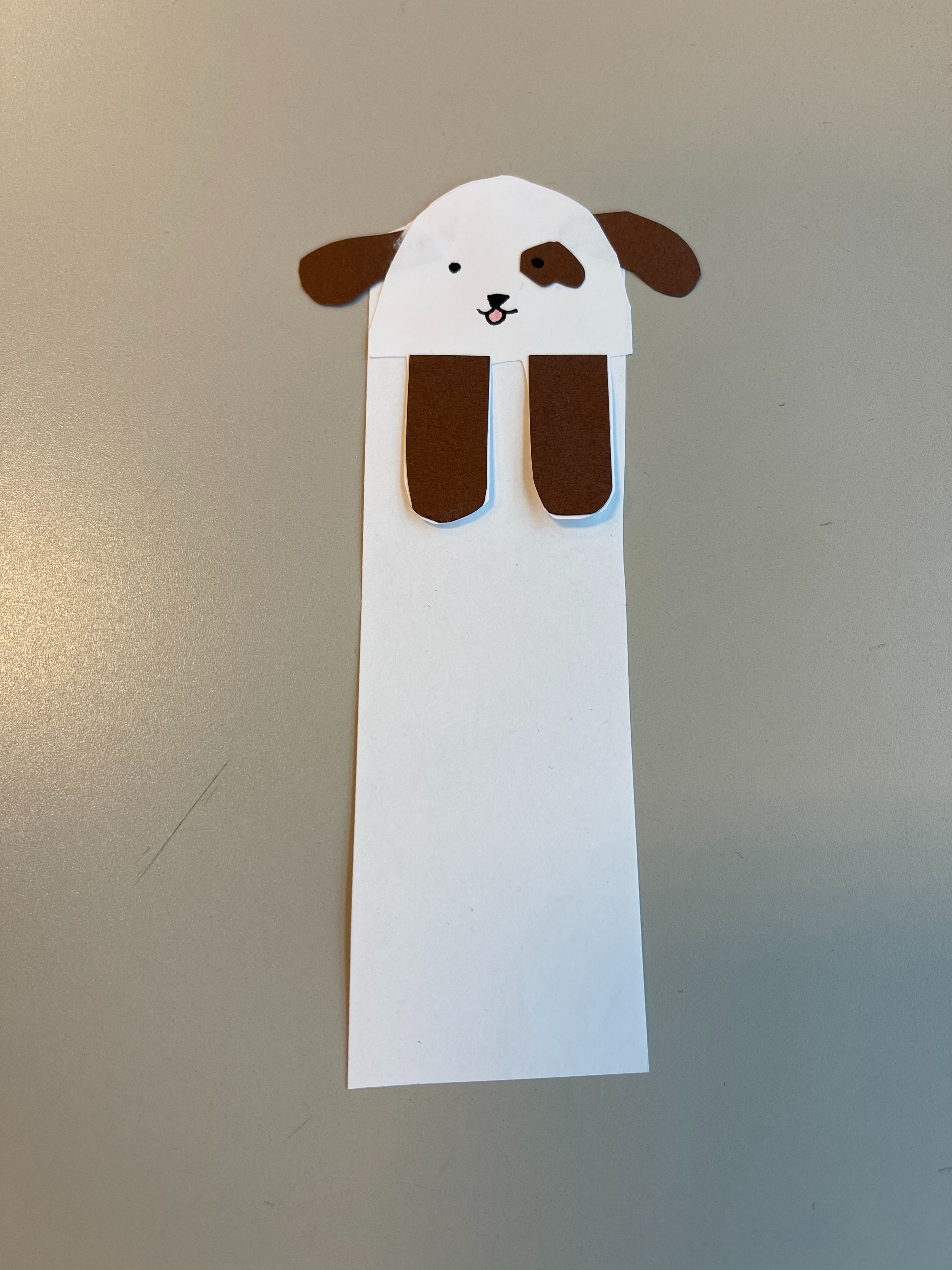 Dog bookmark