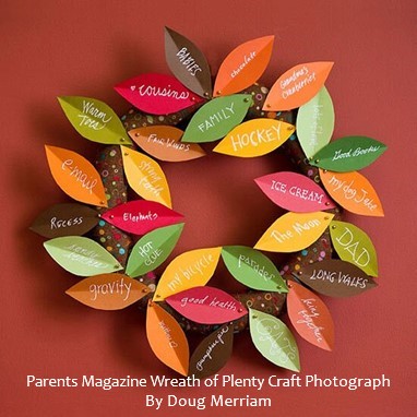 Parents Magazine Wreath of Plenty Craft - Photograph By Doug Merriam