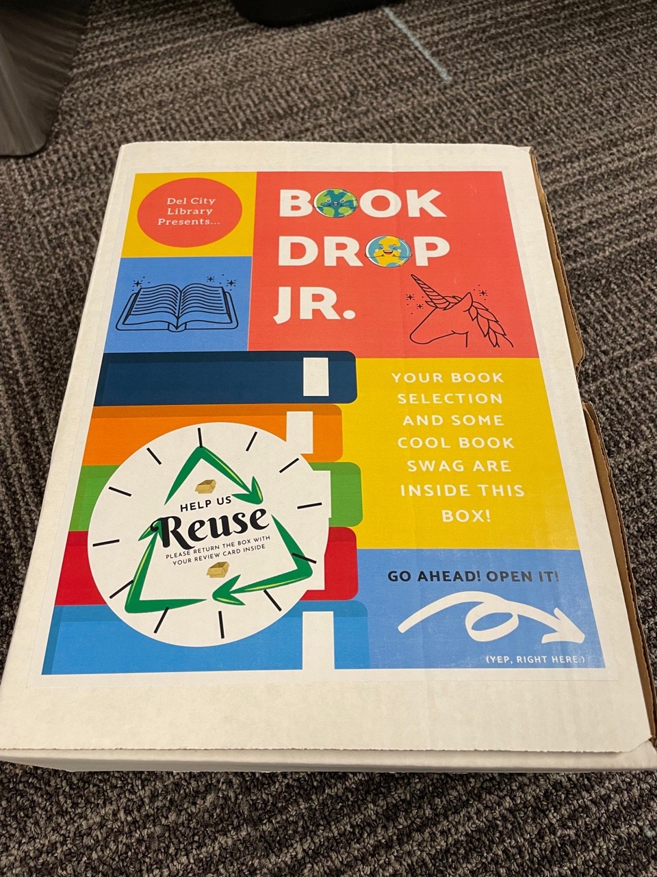 It's the Book Drop Jr.!