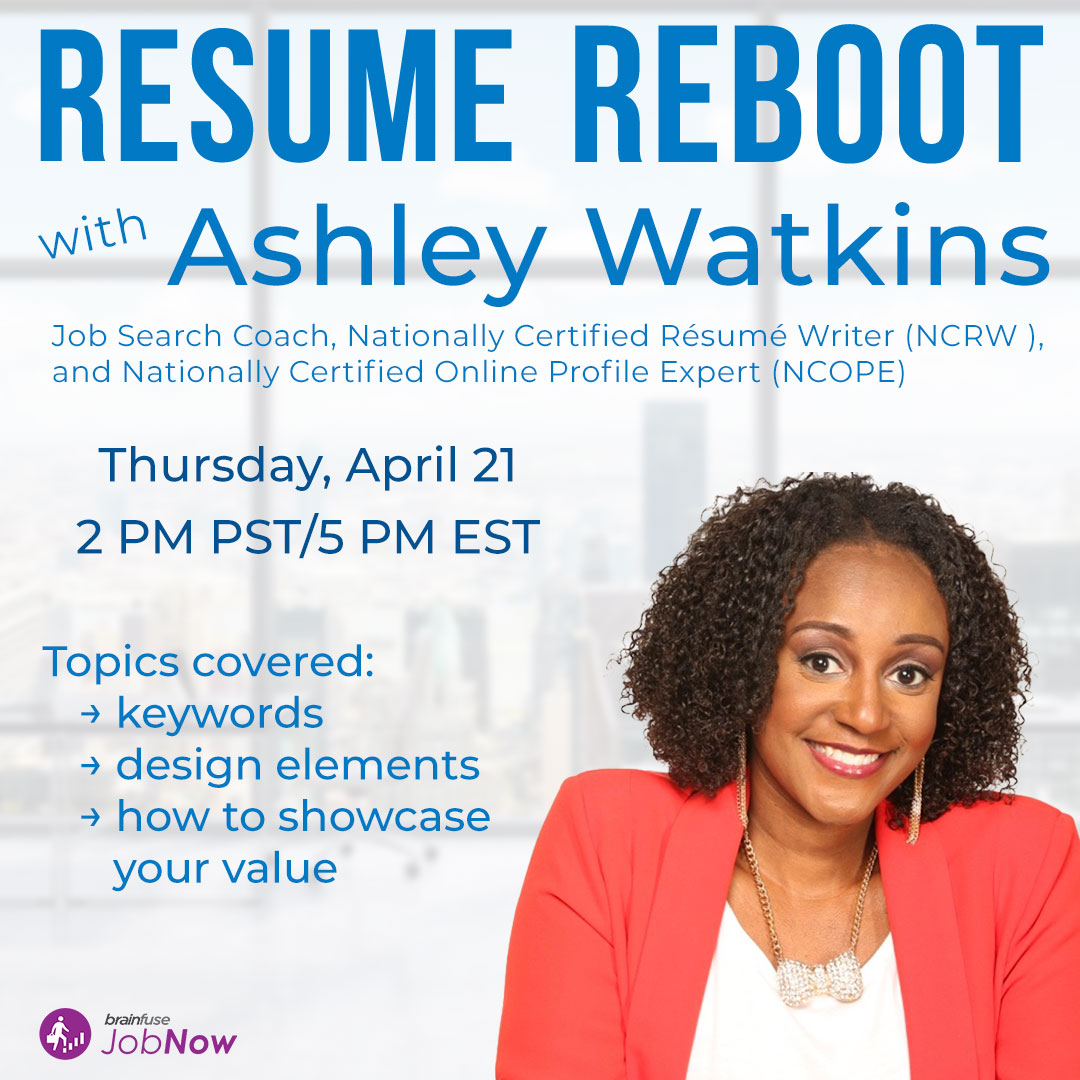 Resume Reboot with Ashley Watkins