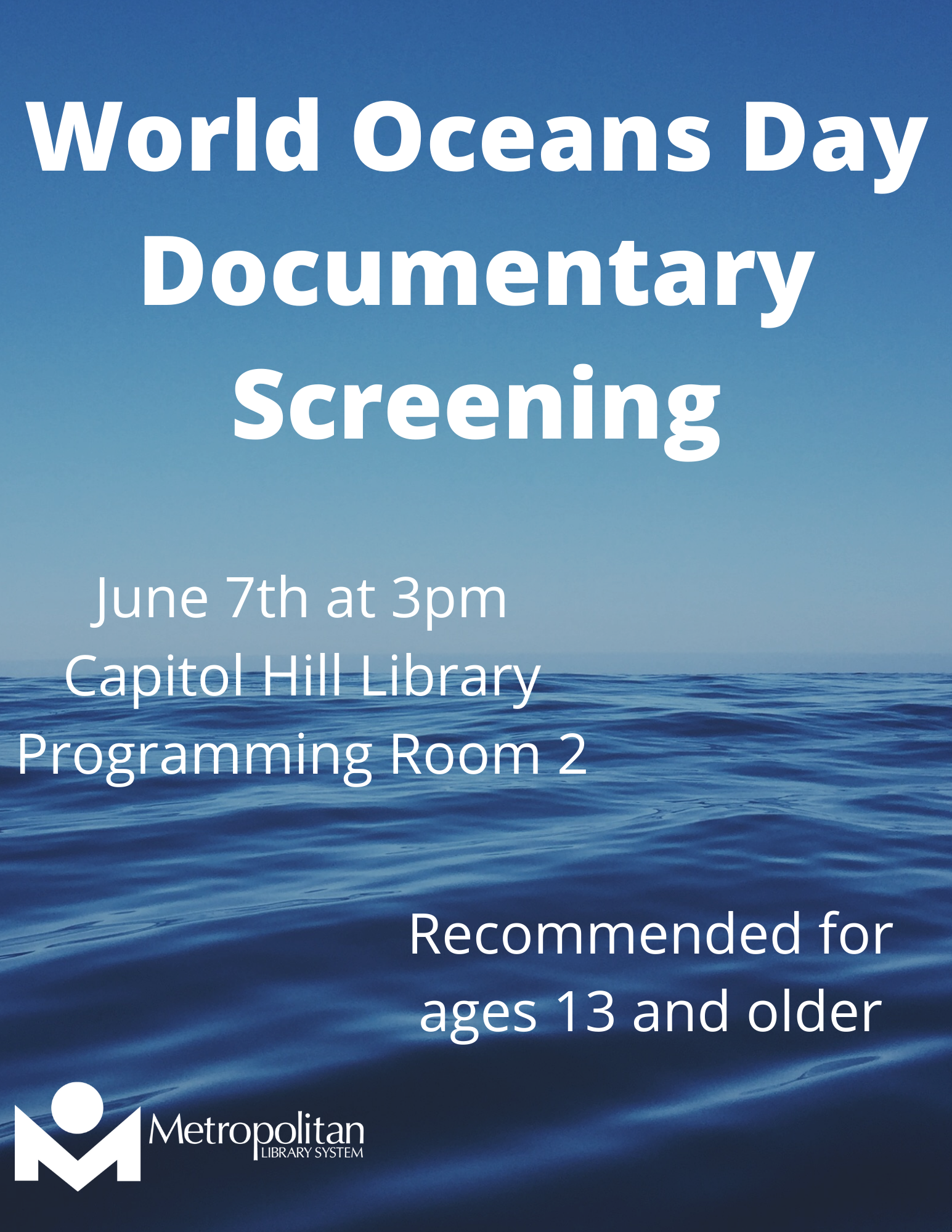Information about documentary screening, also found in event description