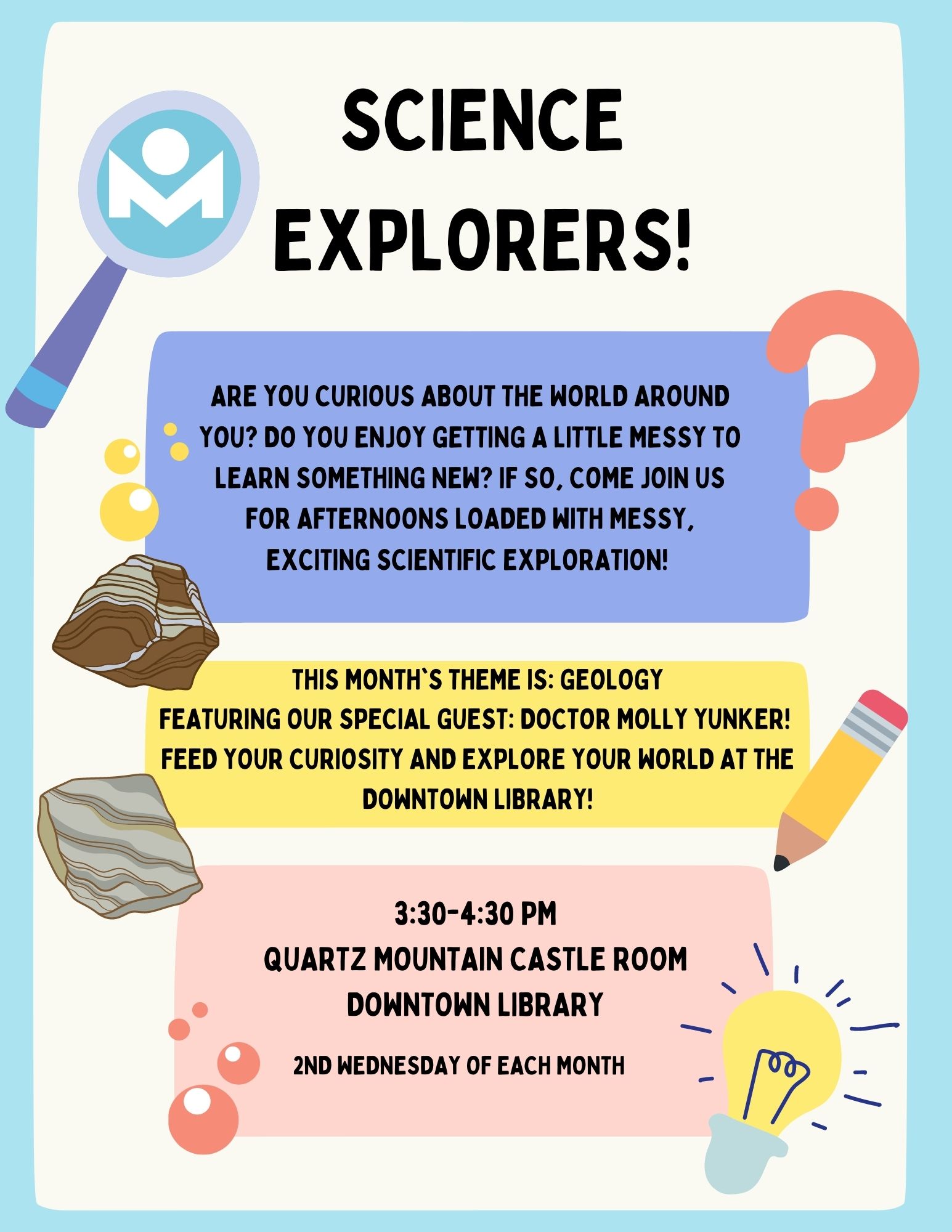 Science Explorers 3:30-4:30