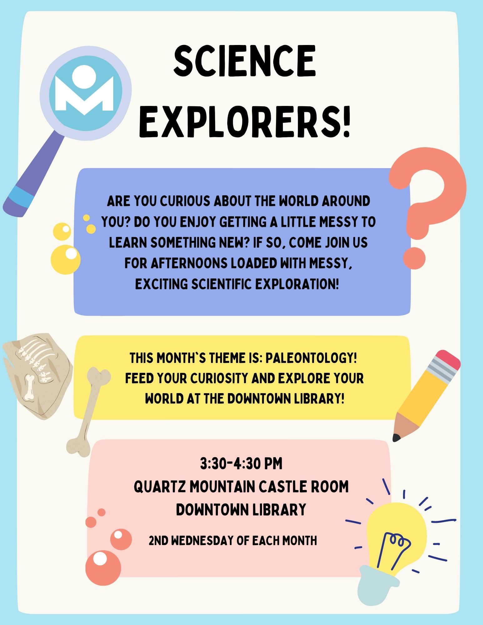 Midweek Makers Science Explorers! Metropolitan Library System