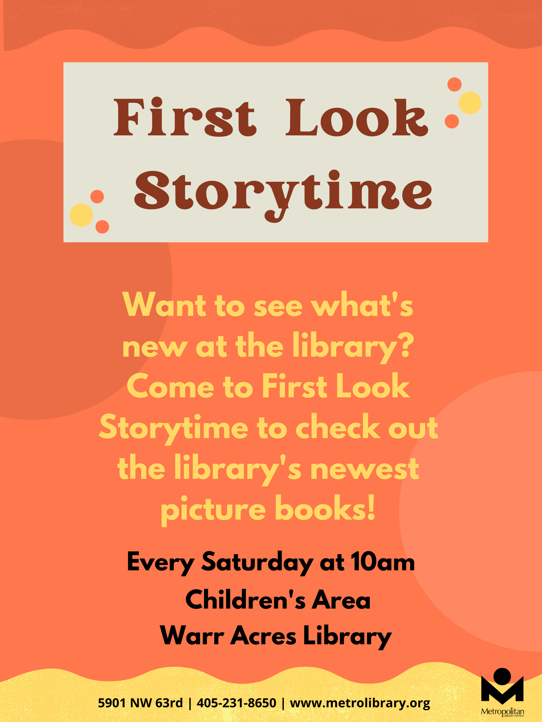 First Look Storytime