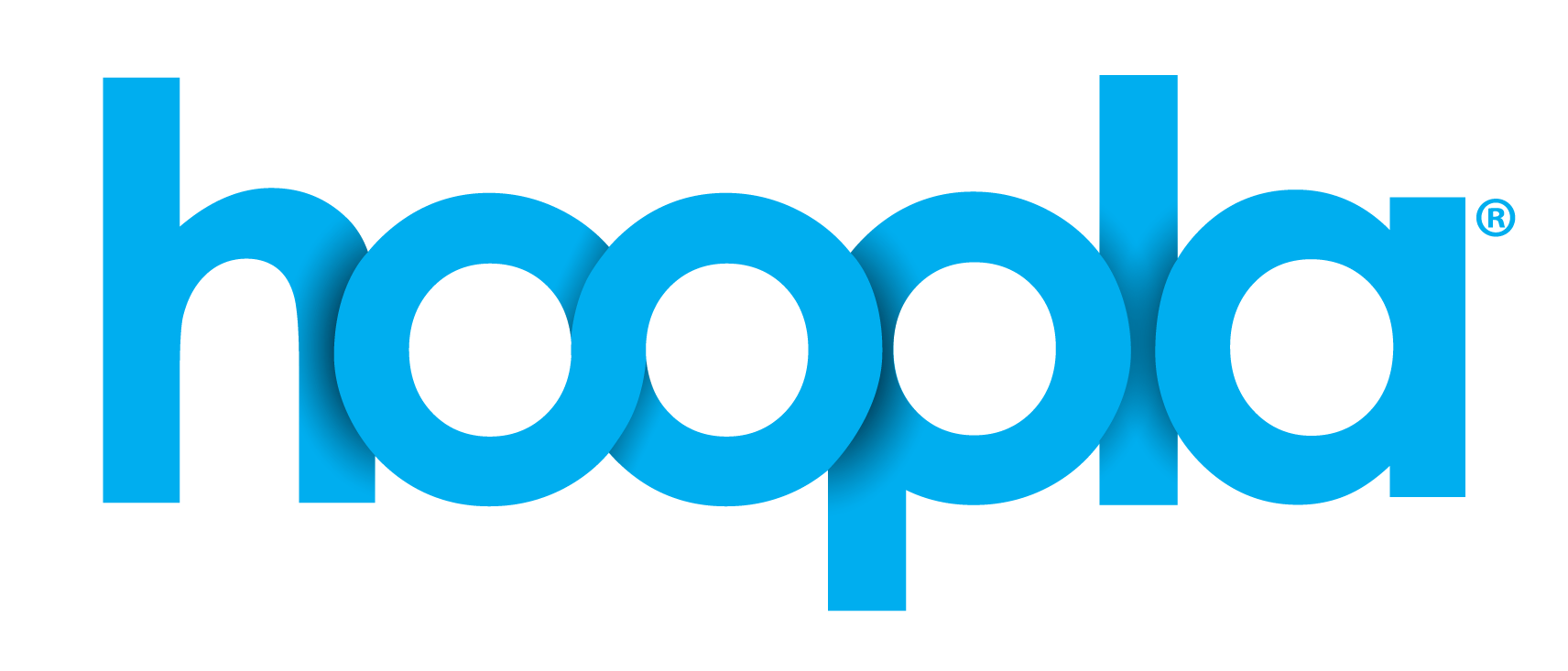 Hoopla logo - blue