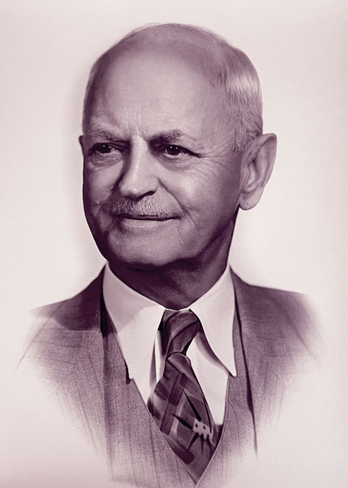 Photographic portrait of an unknown older man.