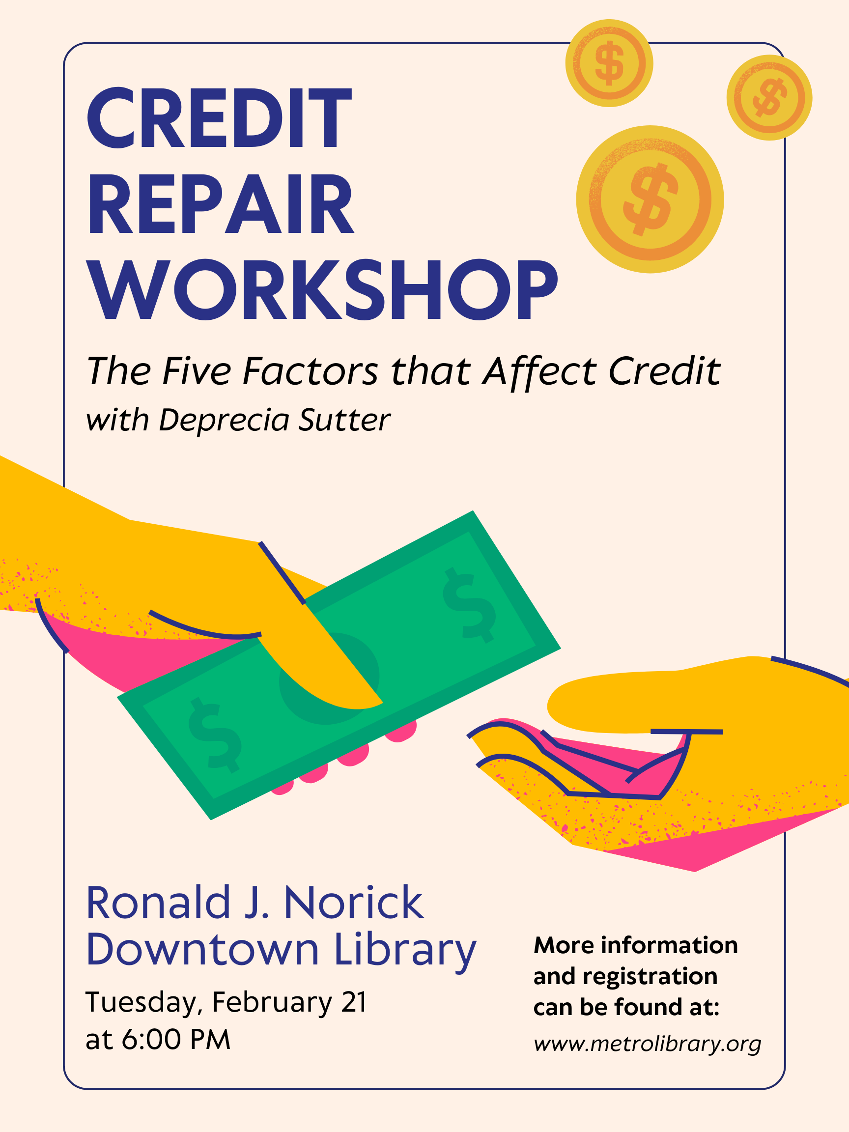 Credit Repair Workshop Marketing Flyer