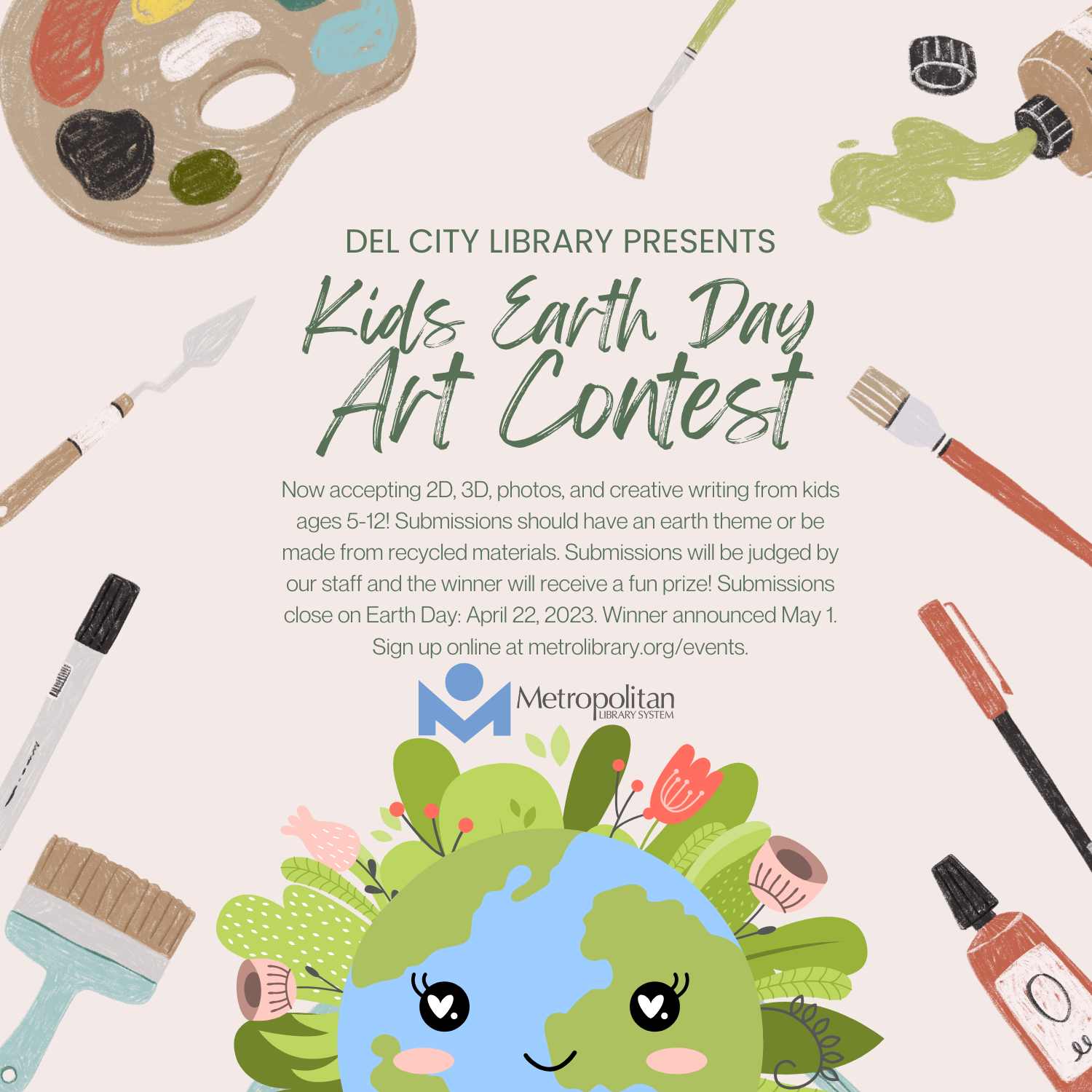 Kids Earth Day Art Contest 2023