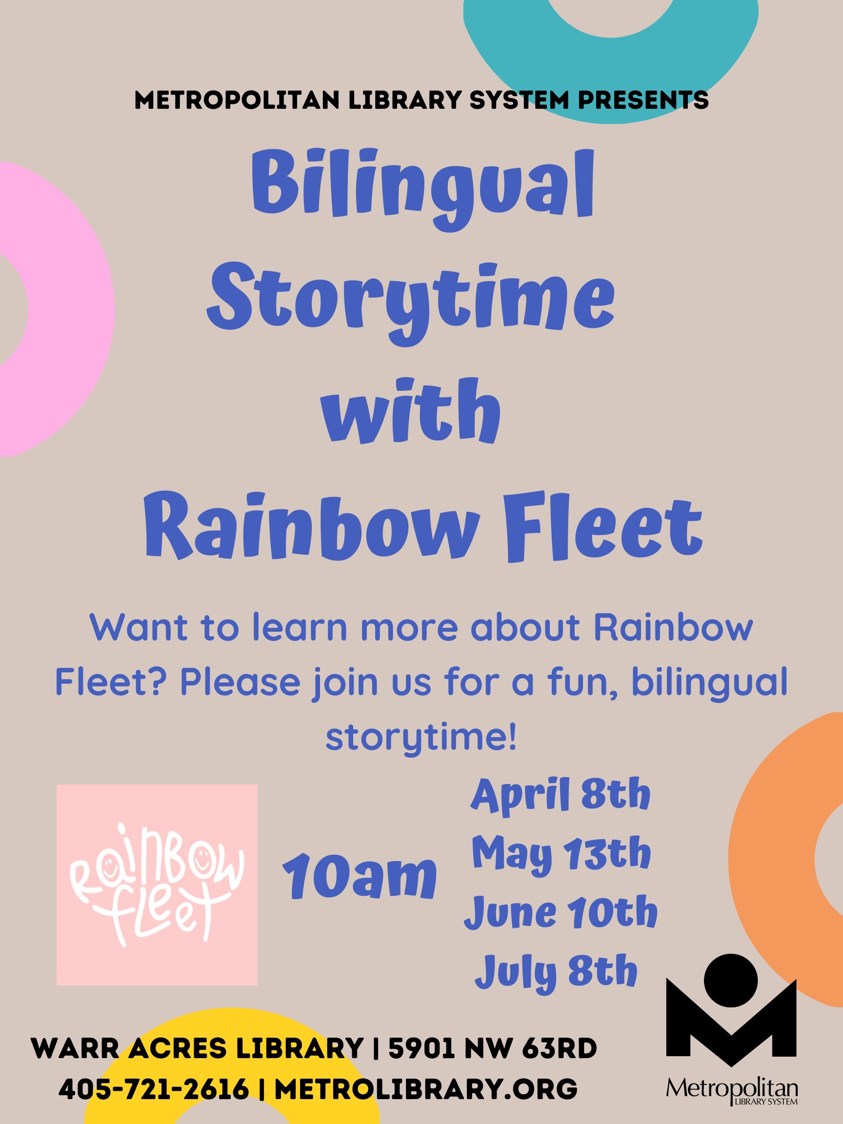Bilingual Storytime with Rainbow Fleet