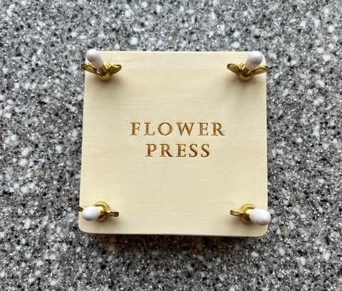 Flower press image