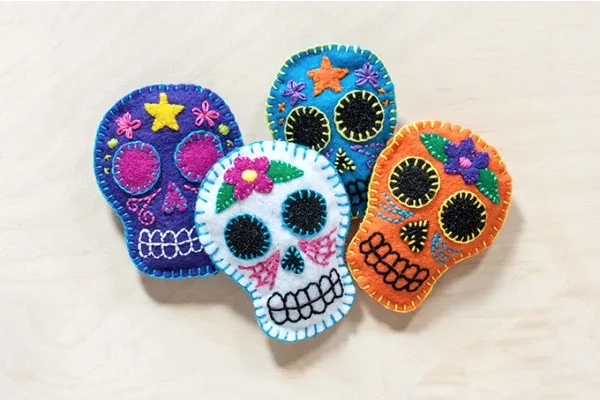 Felt Sugar Skull Photo