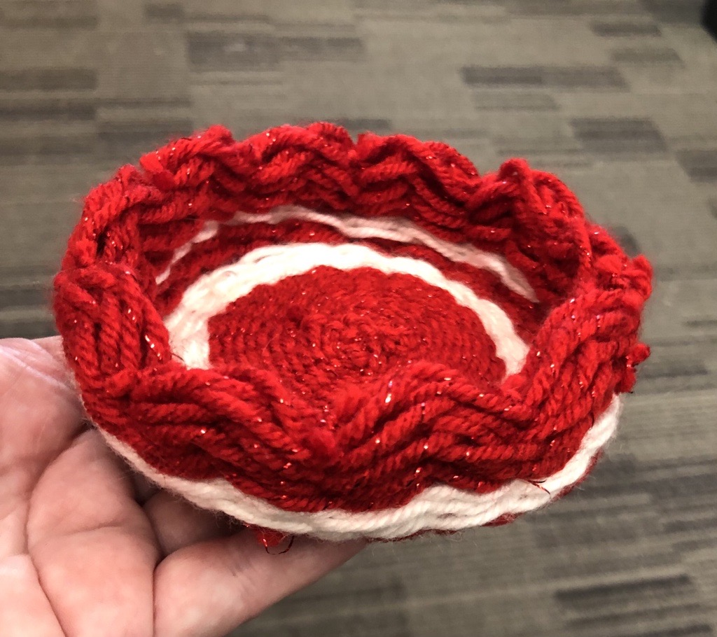 Yarn bowl.