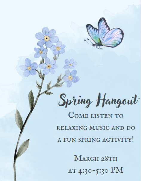 Spring Hangout Flyer