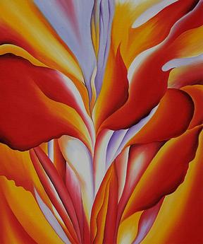 Red Canna, 1924, by Georgia O'Keeffe