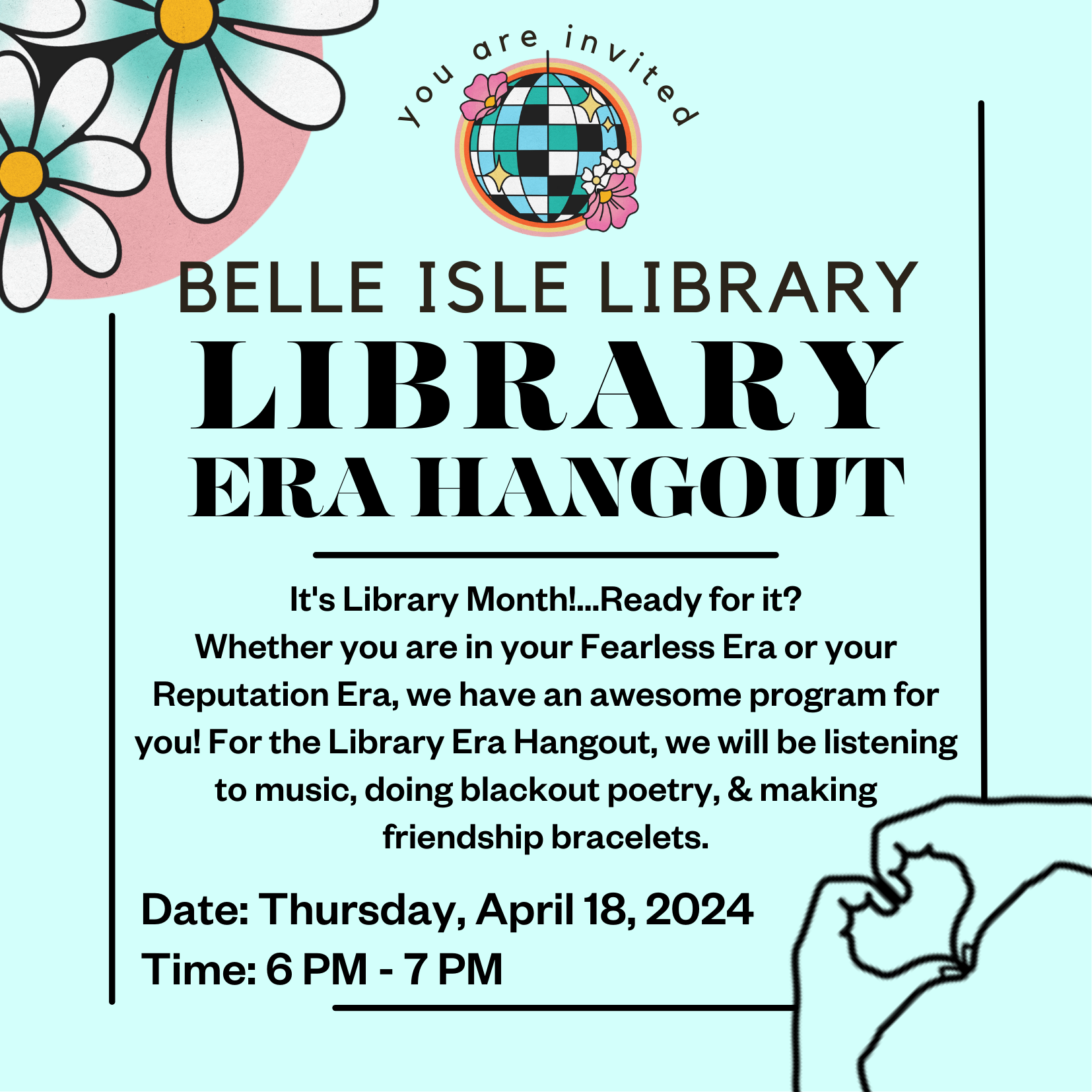 Library Era Hangout Flyer