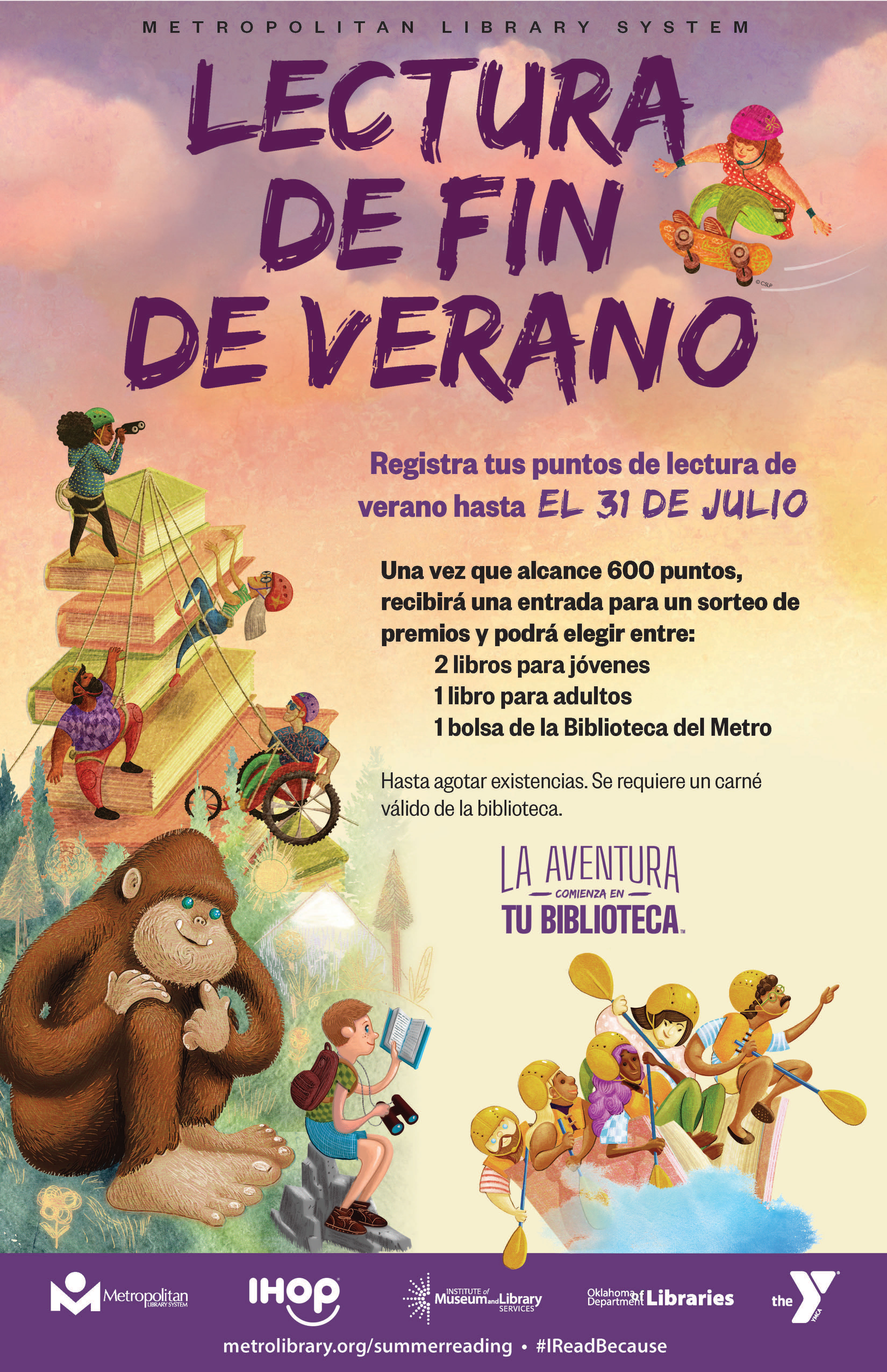 11x17 Summer Reading End of Summer Poster - Spanish