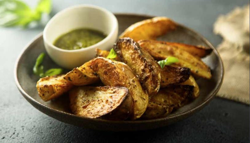 Pesto Potato Wedges