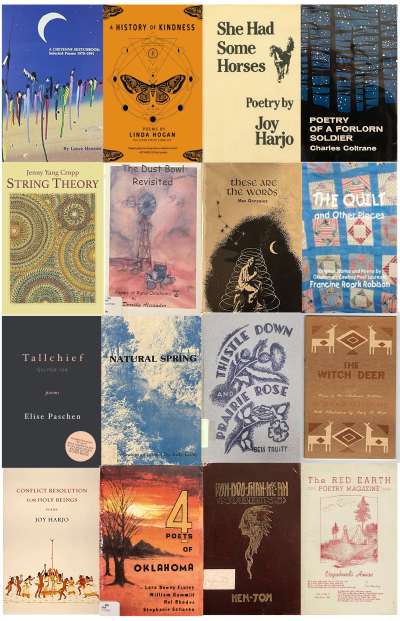 Poetry Month Book Collage