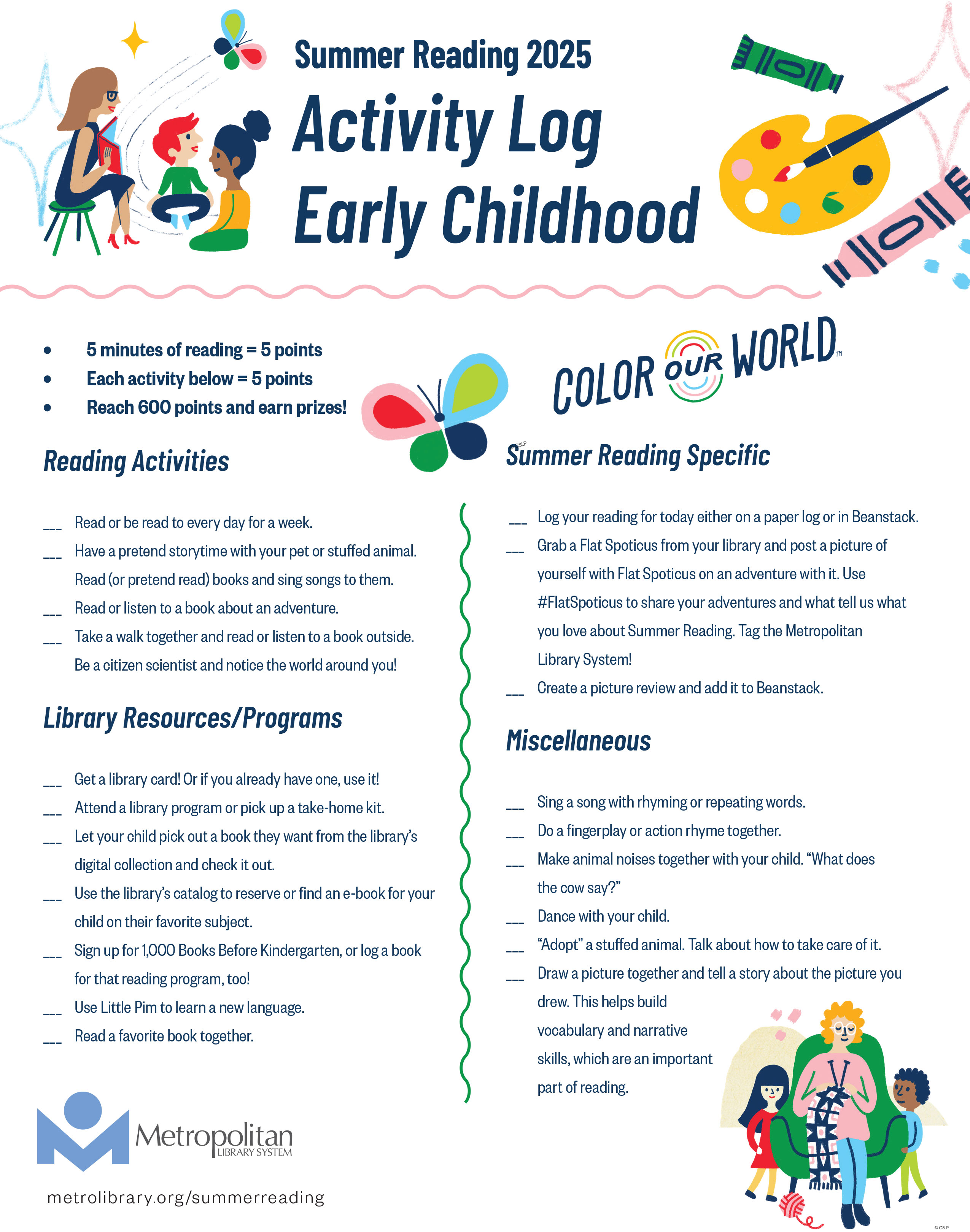 Early Childhood Activity Log Document.