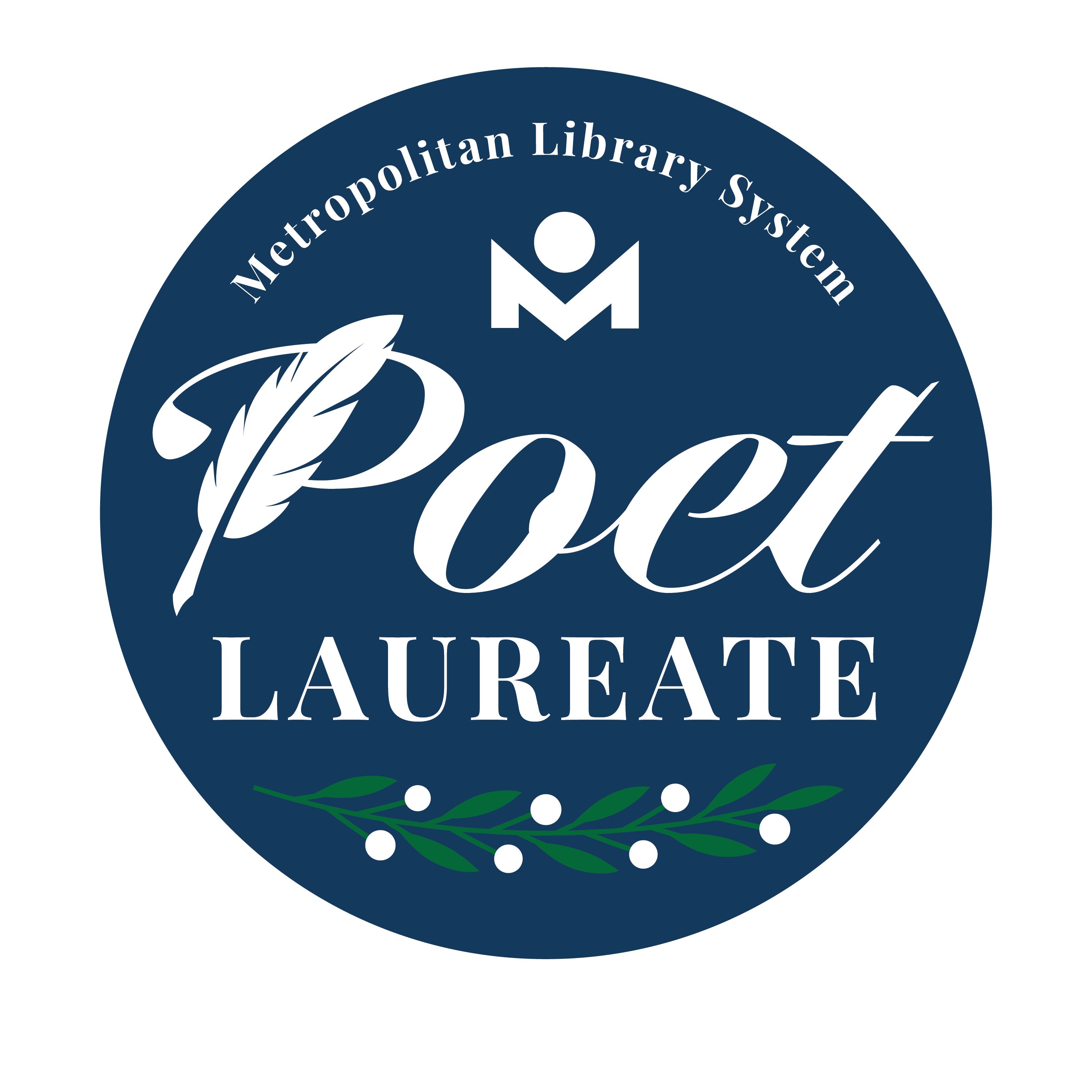 Metropolitan Library System Poet Laureate Seal.