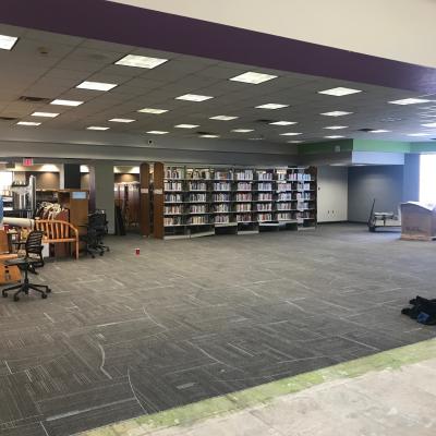 The Village Library interior renovation