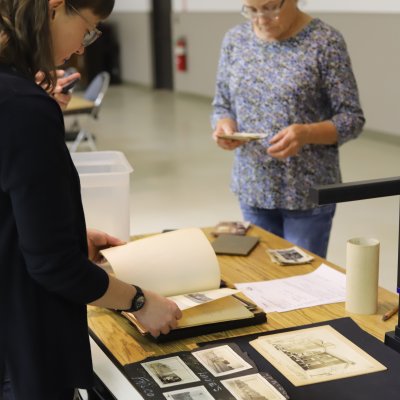 Special Collections and Resources Department at Luther Memory Project event at Luther Community Center