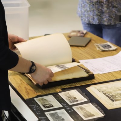 Special Collections Librarians at the Luther Memory Project event 