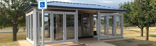 24/7  Library Kiosk located at Mitch Park in Edmond