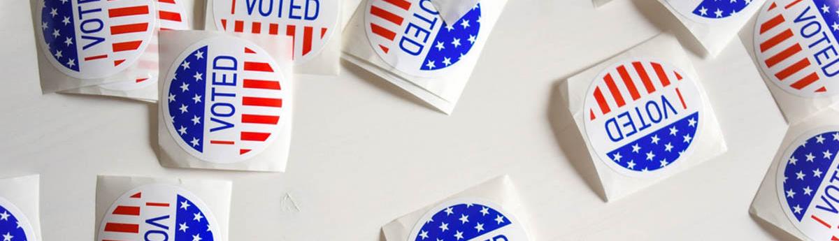 Voting stickers