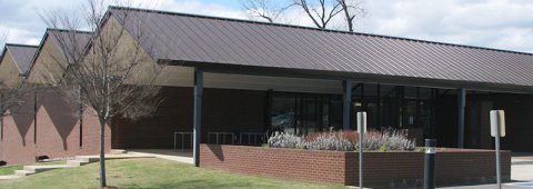 Exterior shot of the Choctaw Library