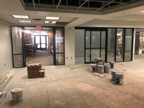 The Village Library interior renovation