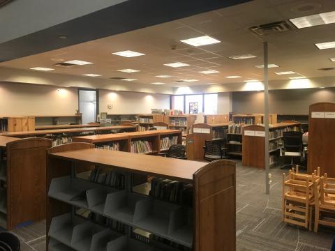 The Village Library interior renovation