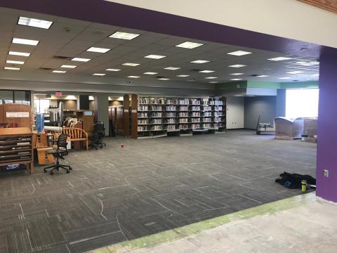 The Village Library interior renovation