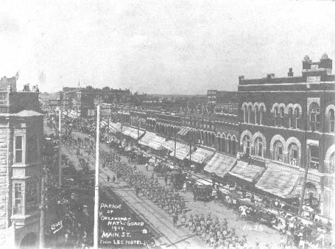 Parade of Oklahoma National Guard