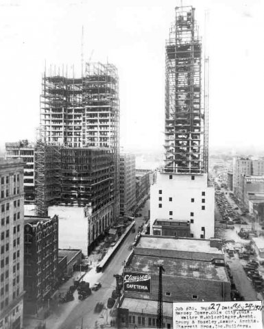 Skyscraper Race, First National Bank (l) and Ramsey Tower (r)