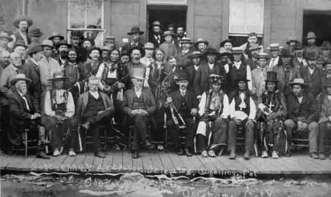 Cheyenne and Arapaho Delegates Council Over Cherokee Outlet