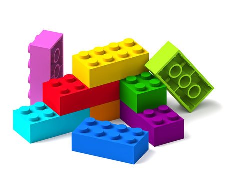 Pile of LEGO blocks